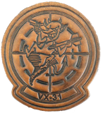 Officially Licensed US Navy VX-31 Dust Devils Leather Patches