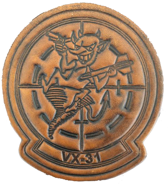 Officially Licensed US Navy VX-31 Dust Devils Leather Patches