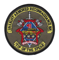 Officially Licensed USMC 1st Light Armored Reconnaissance Patch