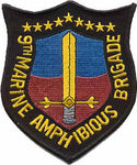 Officially Licensed USMC 9th Marine Amphibious Brigade MAB Patch