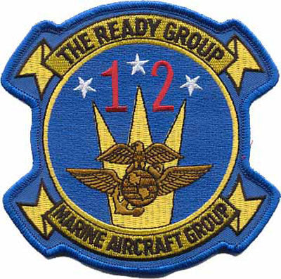 Officially Licensed USMC Marine Aircraft Group MAG 12 Patch