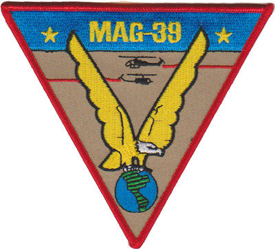 Officially Licensed USMC Marine Aircraft Group MAG-39 Patch