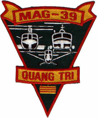 Officially Licensed USMC Marine Aircraft Group MAG-39 Quang Tri Patch