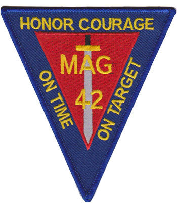 Officially Licensed USMC Marine Aircraft Group MAG-42 Patch