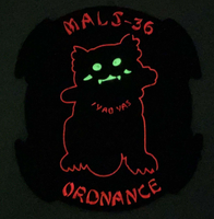 Official MALS-36 Ordnance PVC Glow Patch