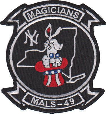 Officially Licensed USMC MALS-49 Magicians Patch