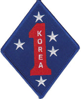 Officially Licensed USMC 1st MARDIV Korea Patch