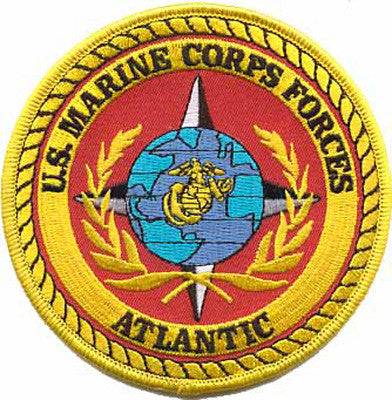 Officially Licensed USMC MARFOR Atlantic Patch