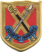 Officially Licensed USMC 4th Marines Patch