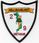 Officially Licensed USMC 2nd Bn 9th Marines Hell in a Helmet Patch