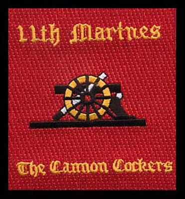Officially Licensed USMC 11th Marines Cannon Cockers Patch