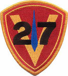 Officially Licensed USMC 27th Marine Regiment Patch