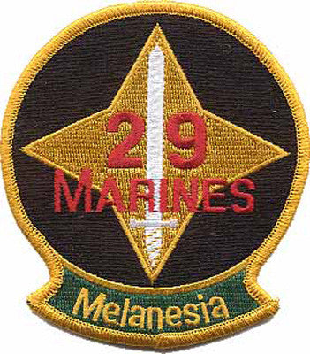 Officially Licensed USMC 29th Marines Melanesia Patch