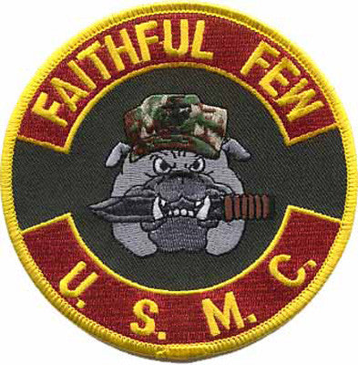 Officially Licensed USMC Faithful Few Patch