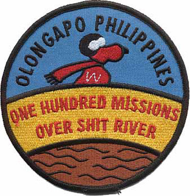 Olongapo 100 Missions Over Shit River- No Hook & Loop