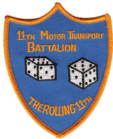 Official 11th Motor Transport Battalion Patch