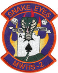 Officially Licensed USMC MWHS 2 Snake Eyes Patch