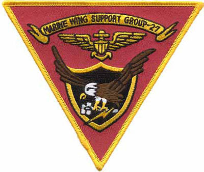 Officially Licensed Marine Wing Support Group MWSG-27 Patch