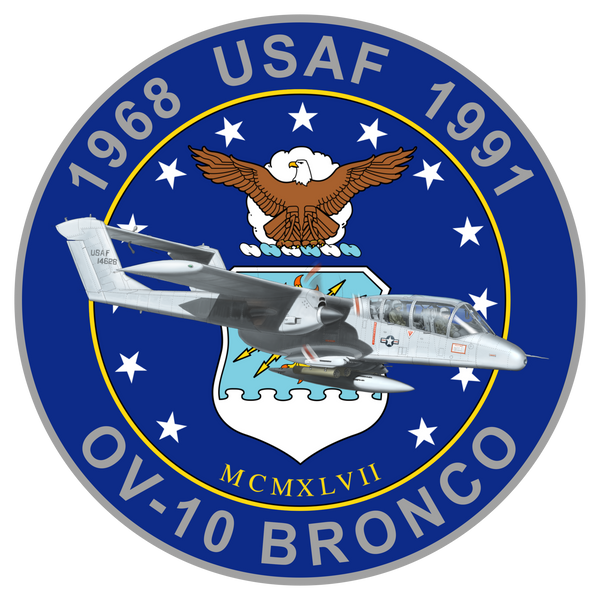 USAF OV-10 Bronco Commemorative Sticker