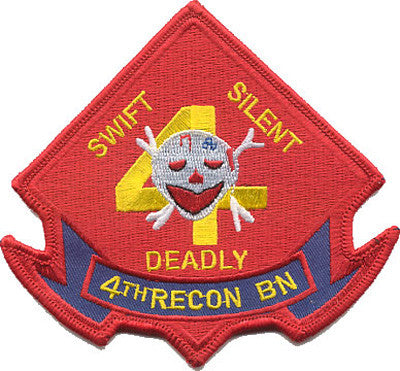 Officially Licensed USMC 4th Recon Battalion Patch