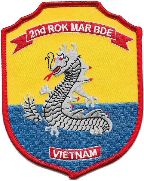 Officially Licensed USMC 2nd Marine Brigade (Republic of Korea) Patch