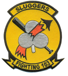 Officially Licensed US Navy VF-103 Sluggers Patch