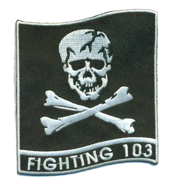 Officially Licensed US Navy VFA-103 Jolly Rogers Squadron Patch