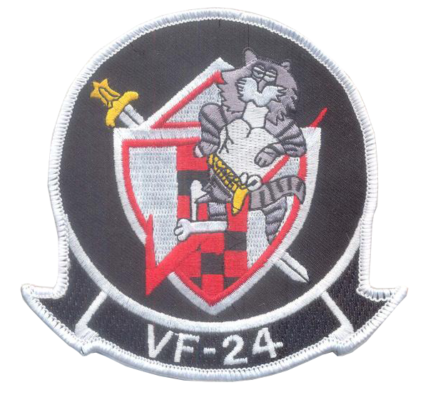 Officially Licensed US Navy  VF-24 Fighting Renegades Tomcat Patch