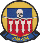 Officially Licensed USMC VMA-124 Whistling Death Patch
