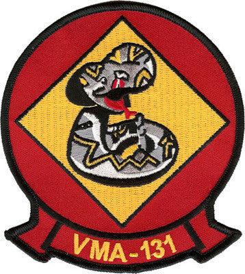 Officially Licensed USMC VMA-131 Diamondbacks Patch