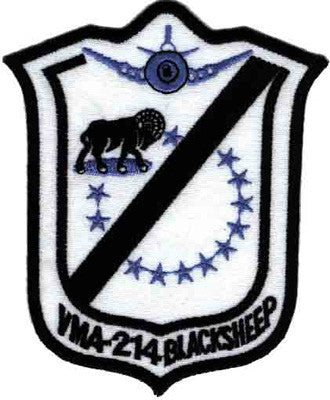 Officially Licensed USMC VMA-214 Blacksheep Patch