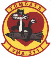 Officially Licensed USMC VMA-311 Tomcats Patch