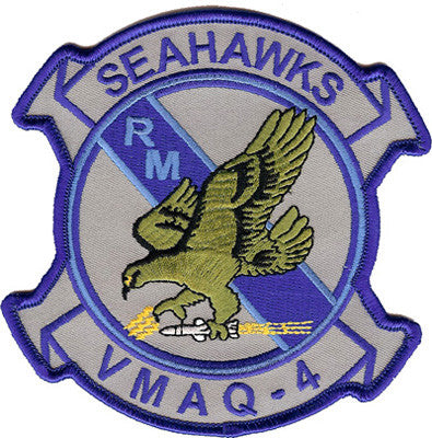 Officially Licensed USMC VMAQ-4 Seahawks Squadron Patch