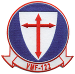 Officially Licensed USMC VMF-122 Crusaders Patch