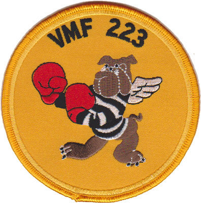 Officially Licensed USMC VMF-223 Fighting Bulldogs Patch