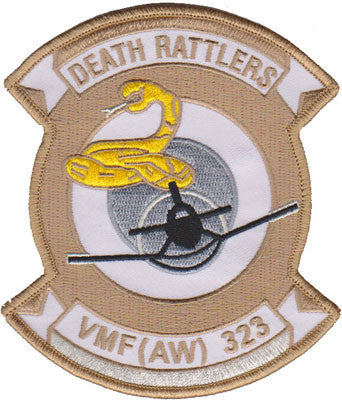 Officially Licensed USMC VMF(AW)-323 Death Rattlers Patch