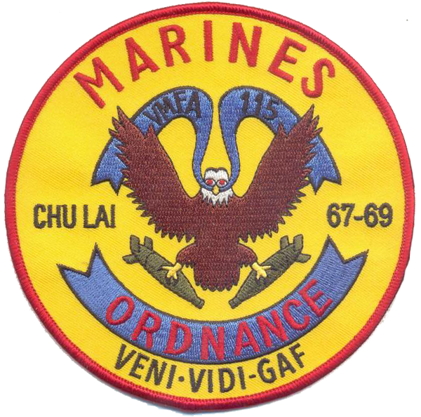 VMFA-115 Ordnance, Chu-Lai Vietnam Patch
