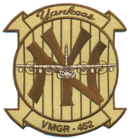 Officially Licensed USMC VMGR-452 Yankees Patch