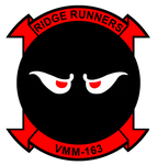 Officially Licensed USMC VMM-163 Ridge Runners Sticker