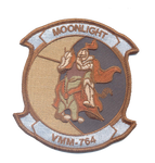 Officially Licensed USMC VMM-764 Moonlight Desert Subdued Squadron Patch