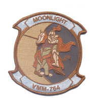 Officially Licensed USMC VMM-764 Moonlight Desert Subdued Squadron Patch