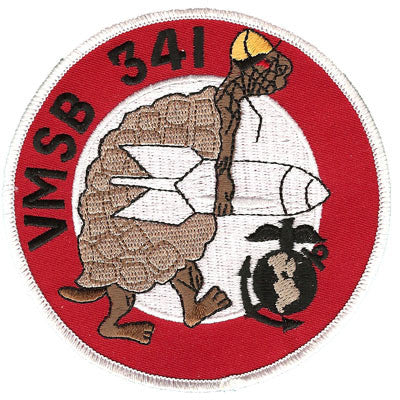 Officially Licensed USMC VMSB-341 Squadron Patch