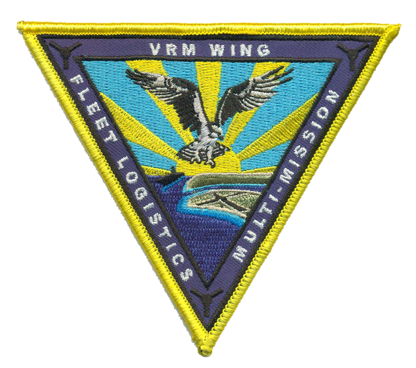 Official US Navy Fleet Logistics Multi-Mission VRM Wing Patch