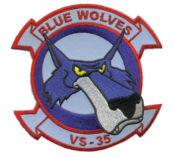 US Navy VS-35 Blue Wolves- No Hook and Loop