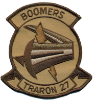 Officially Licensed US Navy VT-27 Boomers Squadron Patch